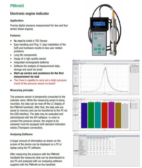 Pmax Indicator For Rta Sulzer Pmax Device- Peak Pressure Device | Mescomar
