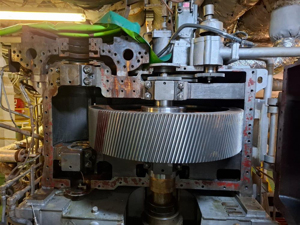 Shinko COPT reduction gear overhaul by Mescomar