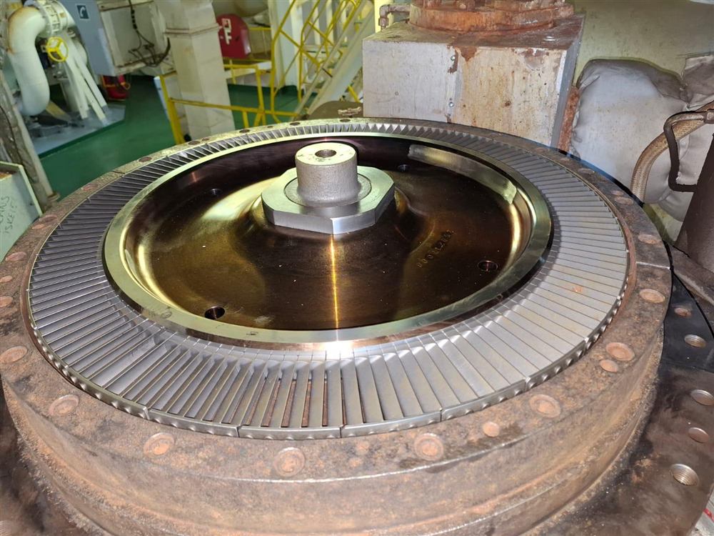 Shinko COPT turbine wheel and blading inspected by Mescomar